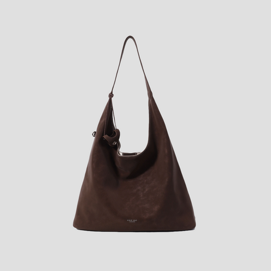 Túi Xách Nữ Da Lộn Hobo Trơn