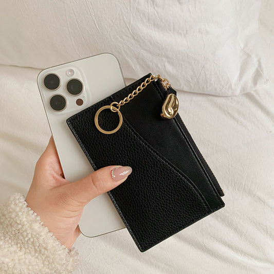 Ví Cầm Tay Đựng Thẻ Viền Sóng