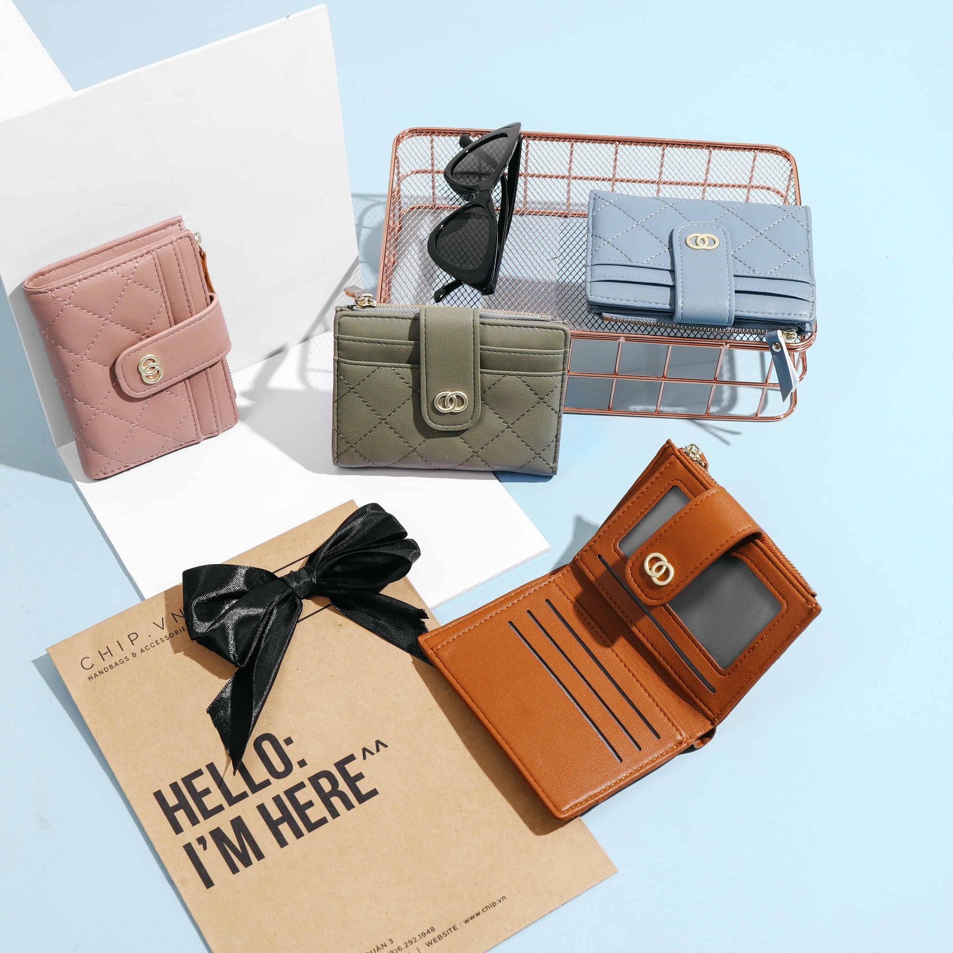 Ví Ngắn Cầm Tay Ô Trám-0