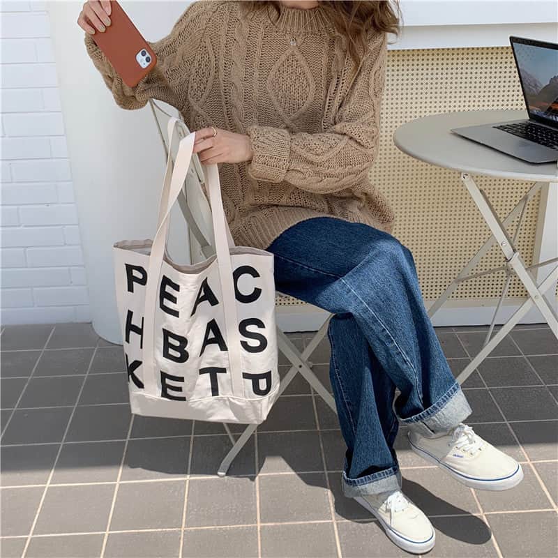 Túi Tote Vải Alpha