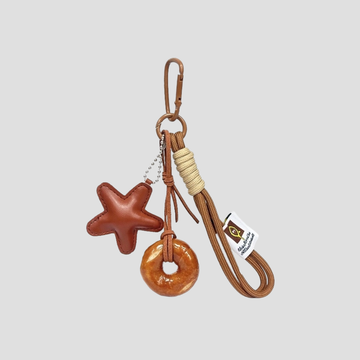 Móc Khoá Bánh Donut Phối Ngôi Sao