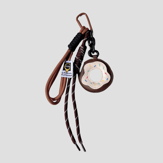 Móc Khoá Bánh Donut Trắng