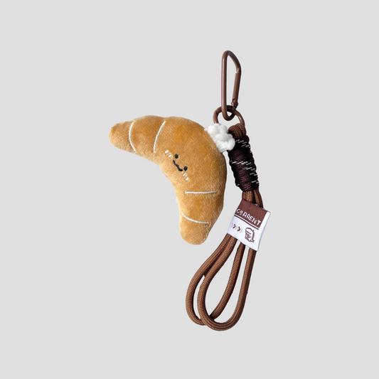 Móc Khoá Croissant Mini Phối Dây