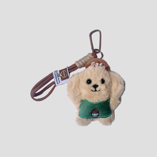 Móc Khoá Cún Áo Xanh