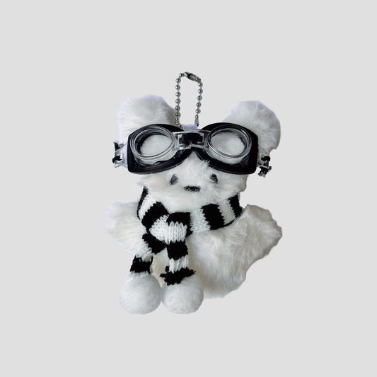 Móc Khoá Cún Con Đeo Khăn