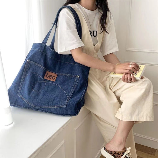 Túi Xách Nữ Bigsize Vải Denim