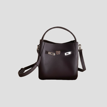 Túi Xách Nữ Da Hạt Kiểu Xô Khoá Xoay