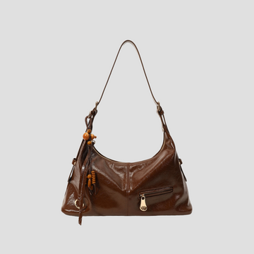 Túi Xách Nữ Da Kiểu Hobo Phối Charm Hạt