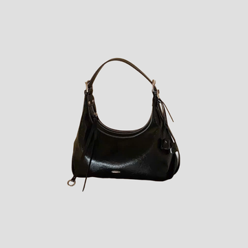 Túi Xách Nữ Da Kiểu Hobo Trơn Phối Charm