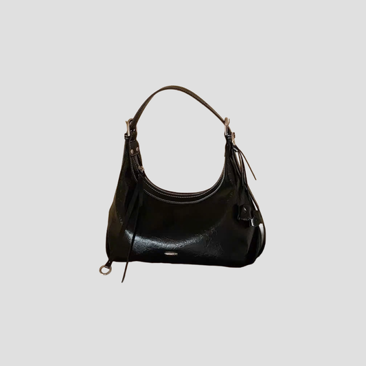 Túi Xách Nữ Da Kiểu Hobo Trơn Phối Charm