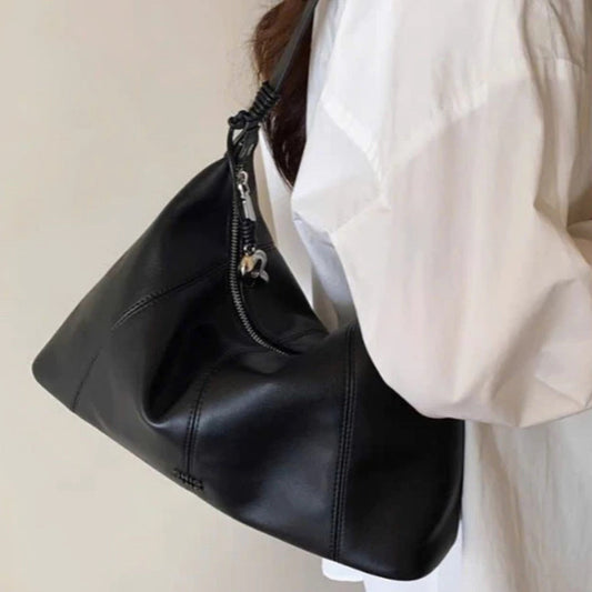 Túi Xách Nữ Da Kiểu Hobo Vạch Chỉ Nổi