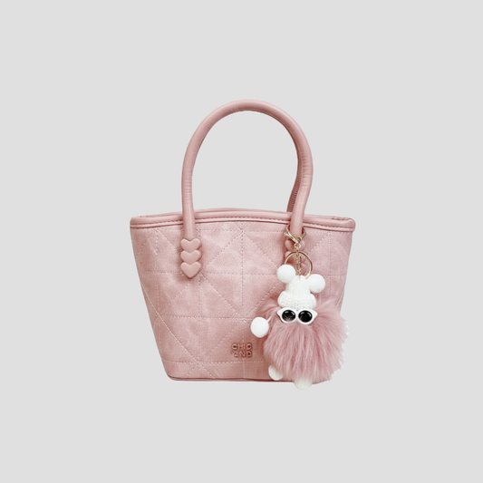 Túi Xách Nữ Kiểu Xô Chỉ Nổi Phối Charm