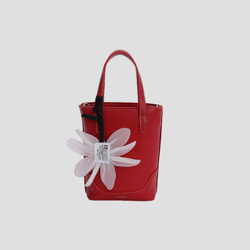 Túi Xách Nữ Kiểu Xô Phối Charm Hoa