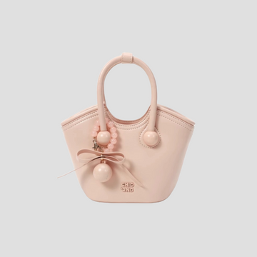 Túi Xách Nữ Kiểu Xô Trơn Phối Charm