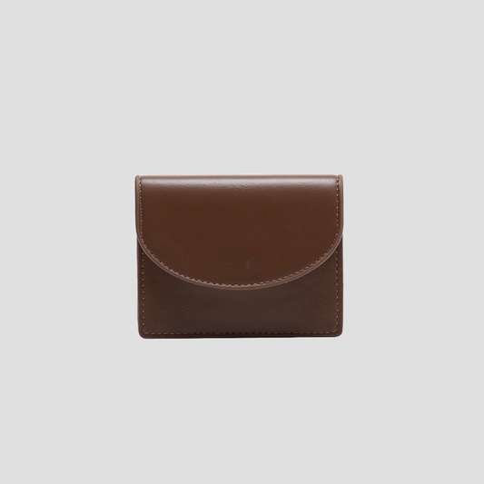 Ví Nữ Cầm Tay Kiểu Bì Thư Nắp Bo Tròn