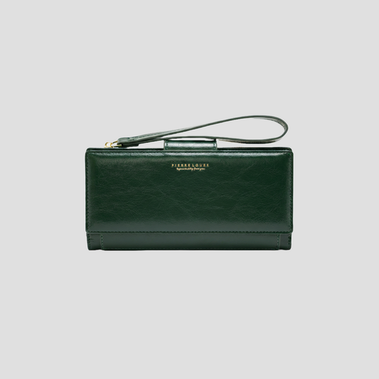 Ví Nữ Dài Cầm Tay Trơn Gập Ba