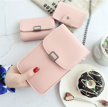 Túi Ví Khoen Chữ Nhật Cổ Điển 3In1